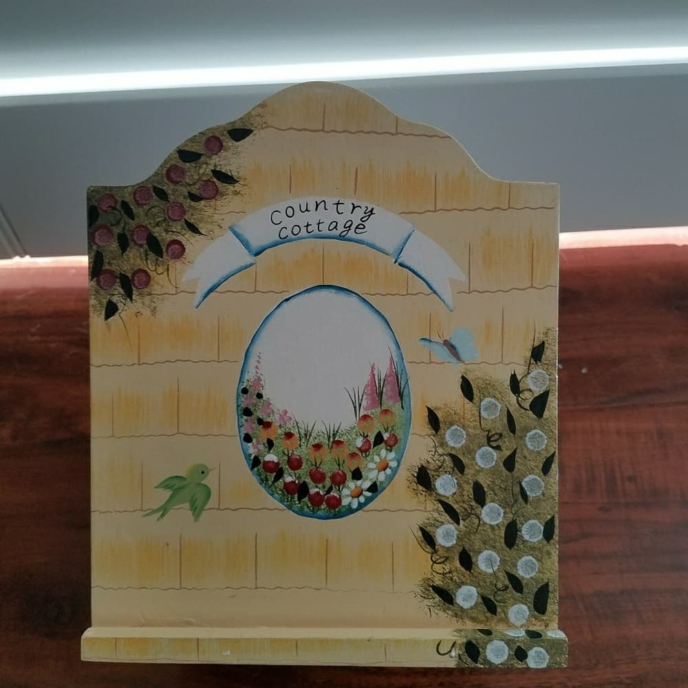 Whimsical Wooden Storage Box