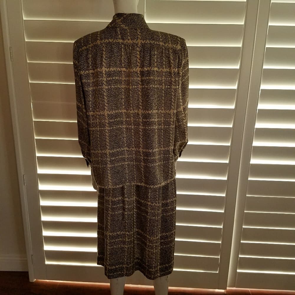 Vintage Jerri Sherman silk skirt set - Thumbnail 2