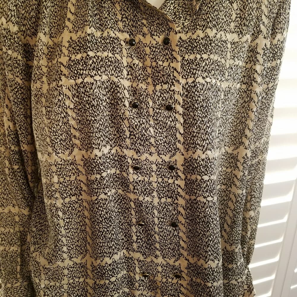 Vintage Jerri Sherman silk skirt set - Thumbnail 4