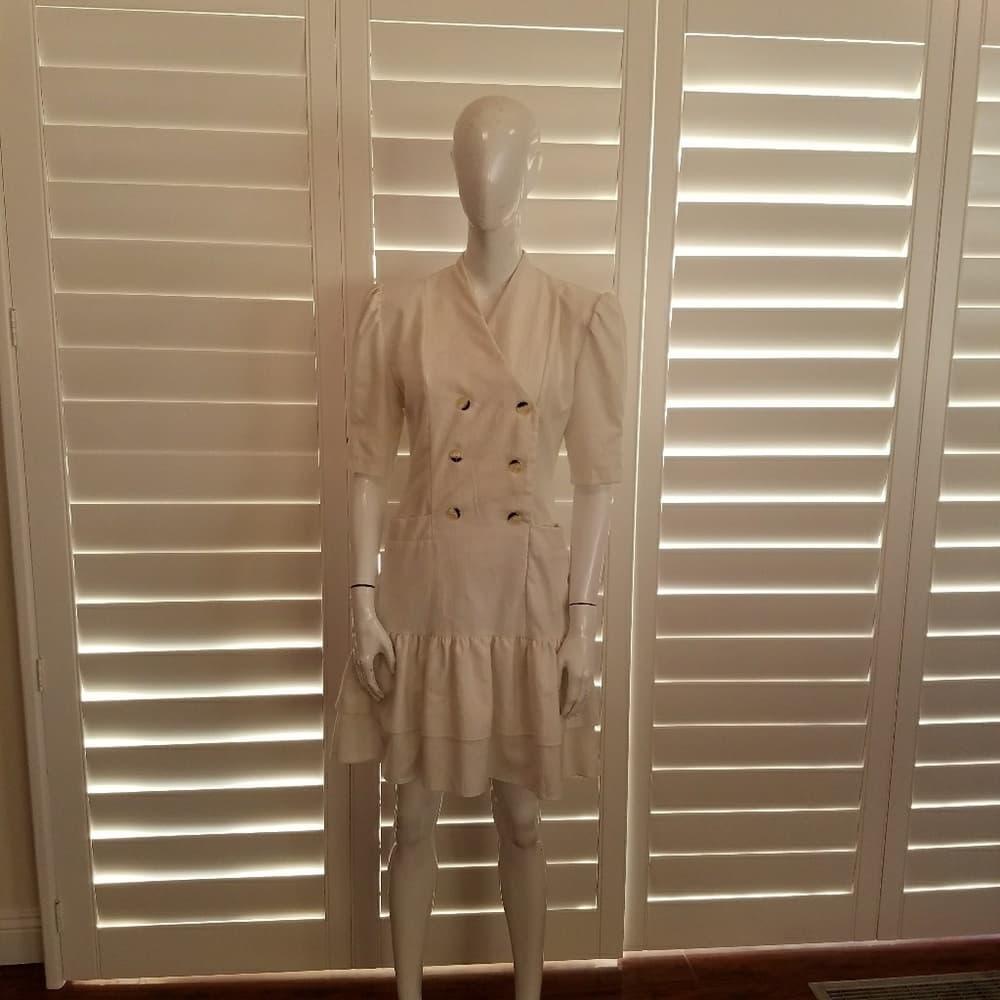 Cute off white dress