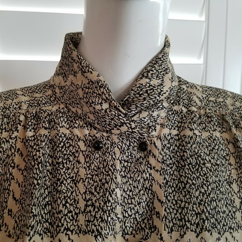 Vintage Jerri Sherman silk skirt set - Thumbnail 7
