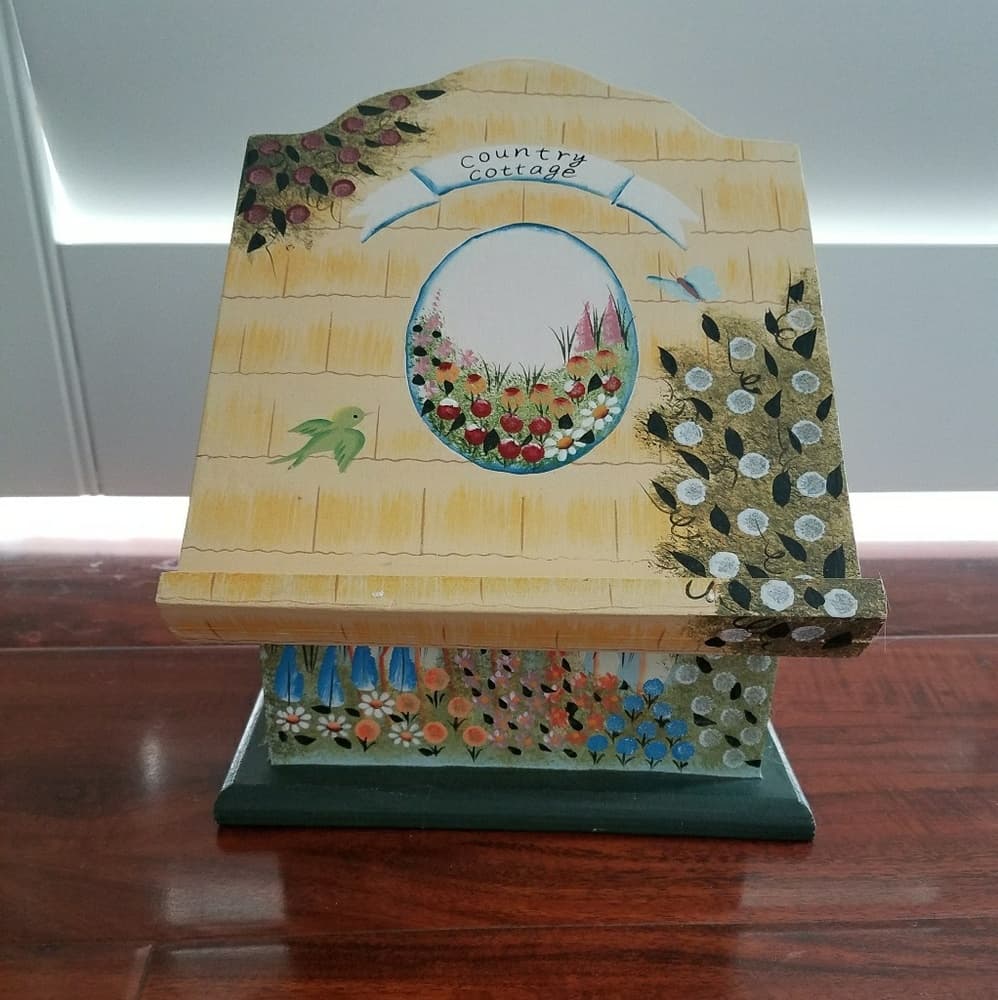 Whimsical Wooden Storage Box - Thumbnail 2