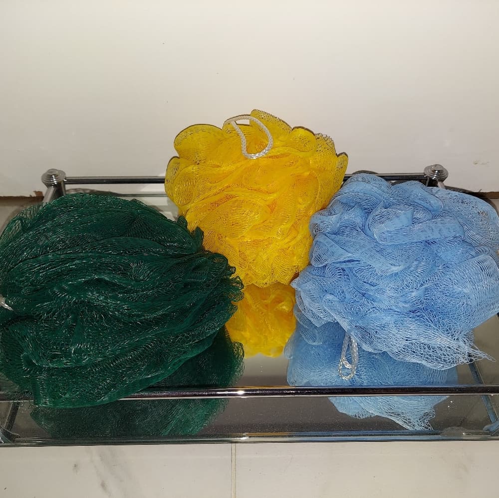 Large mesh loofahs-set of 3 - Thumbnail 2