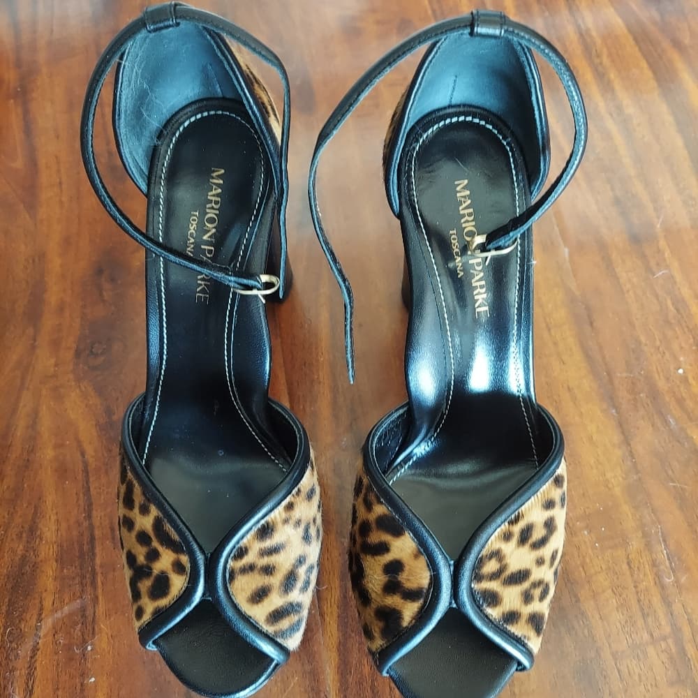 Marion Parke "Annie" Block Heels - Thumbnail 2