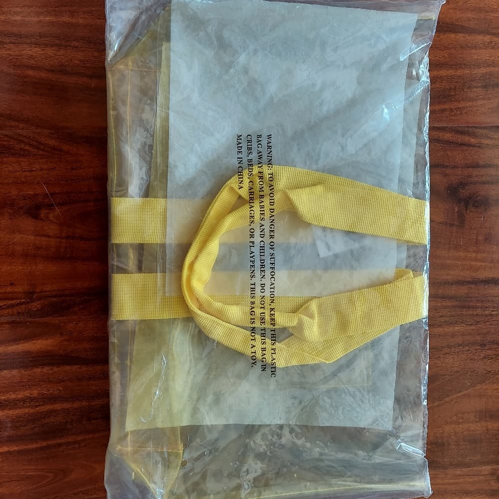 NWT clear PVC tote bags - Thumbnail 3