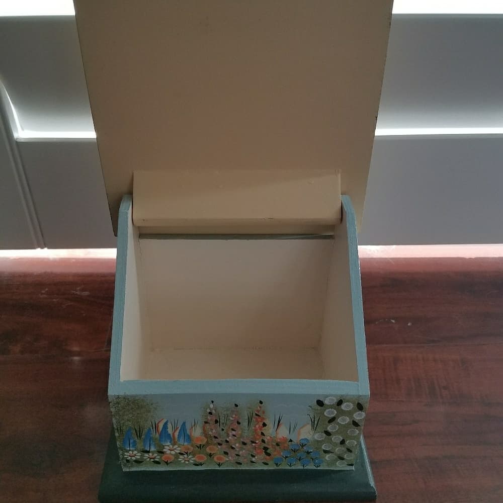 Whimsical Wooden Storage Box - Thumbnail 3