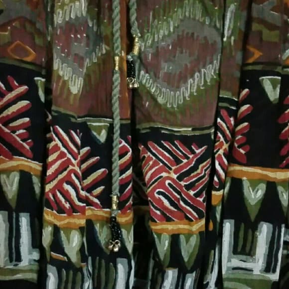 Bold print cotton skirt - Thumbnail 2