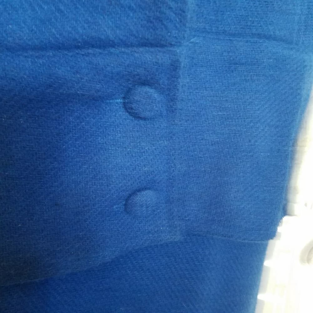 Vintage 100% wool suit in royal blue - Thumbnail 4