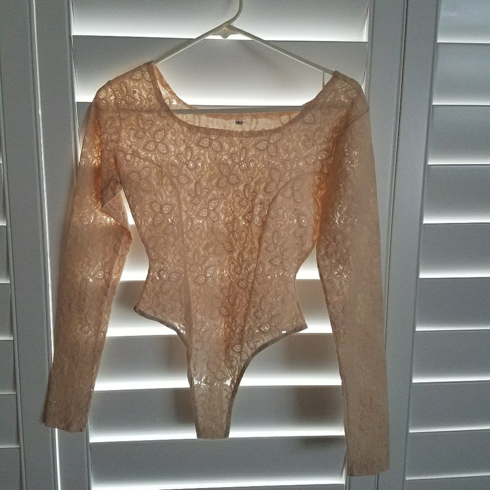 Pretty Peach One-piece Bodysuit