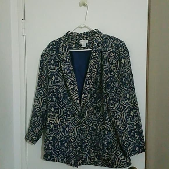 100% silk casual jacket