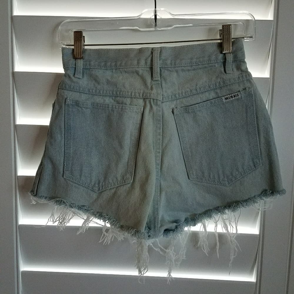 Cut-off Jean Shorts - Thumbnail 2