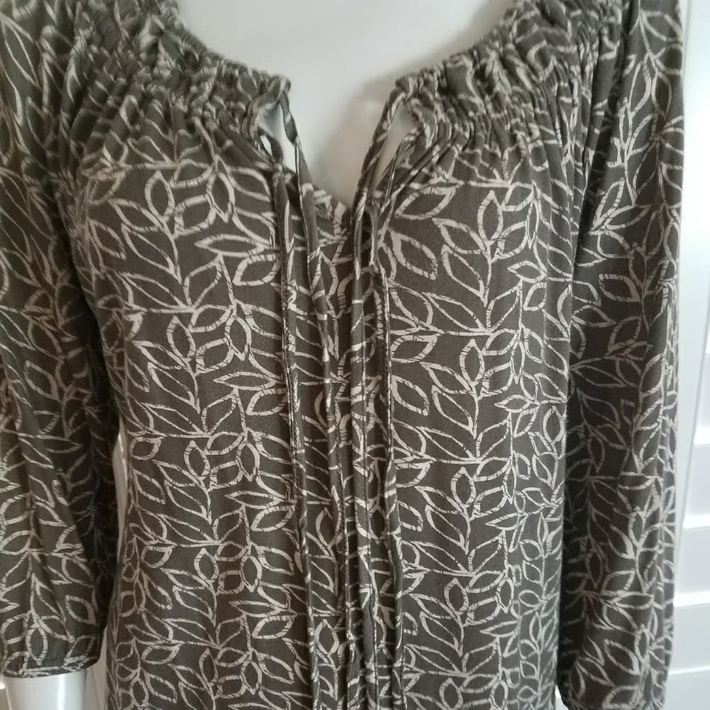 Banana Republic Double Pull String Tie Top - Thumbnail 3