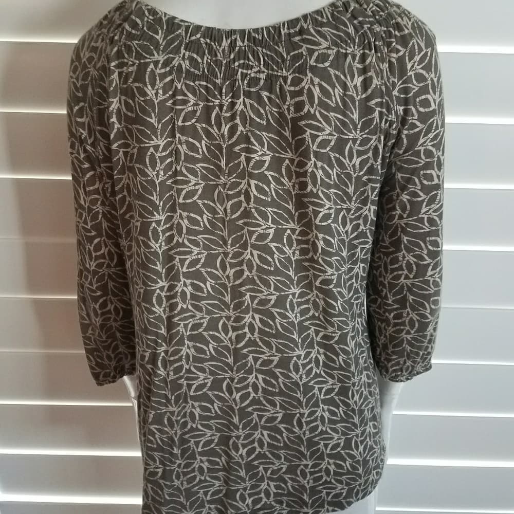 Banana Republic Double Pull String Tie Top - Thumbnail 2