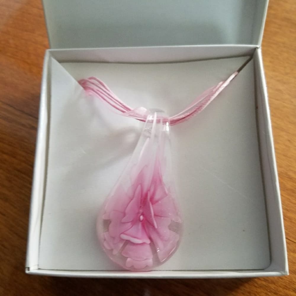 Glass necklace