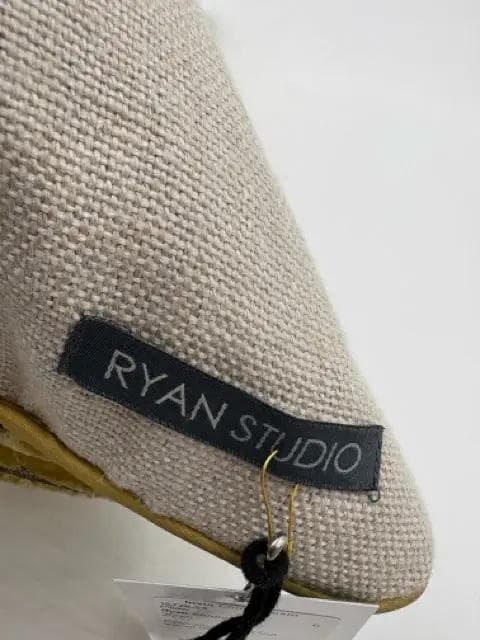 Ryan Studio Gold Cut Velvet Pillow - Thumbnail 2