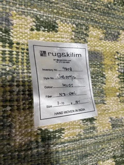 Rug and Kilm Green Rug - Thumbnail 3