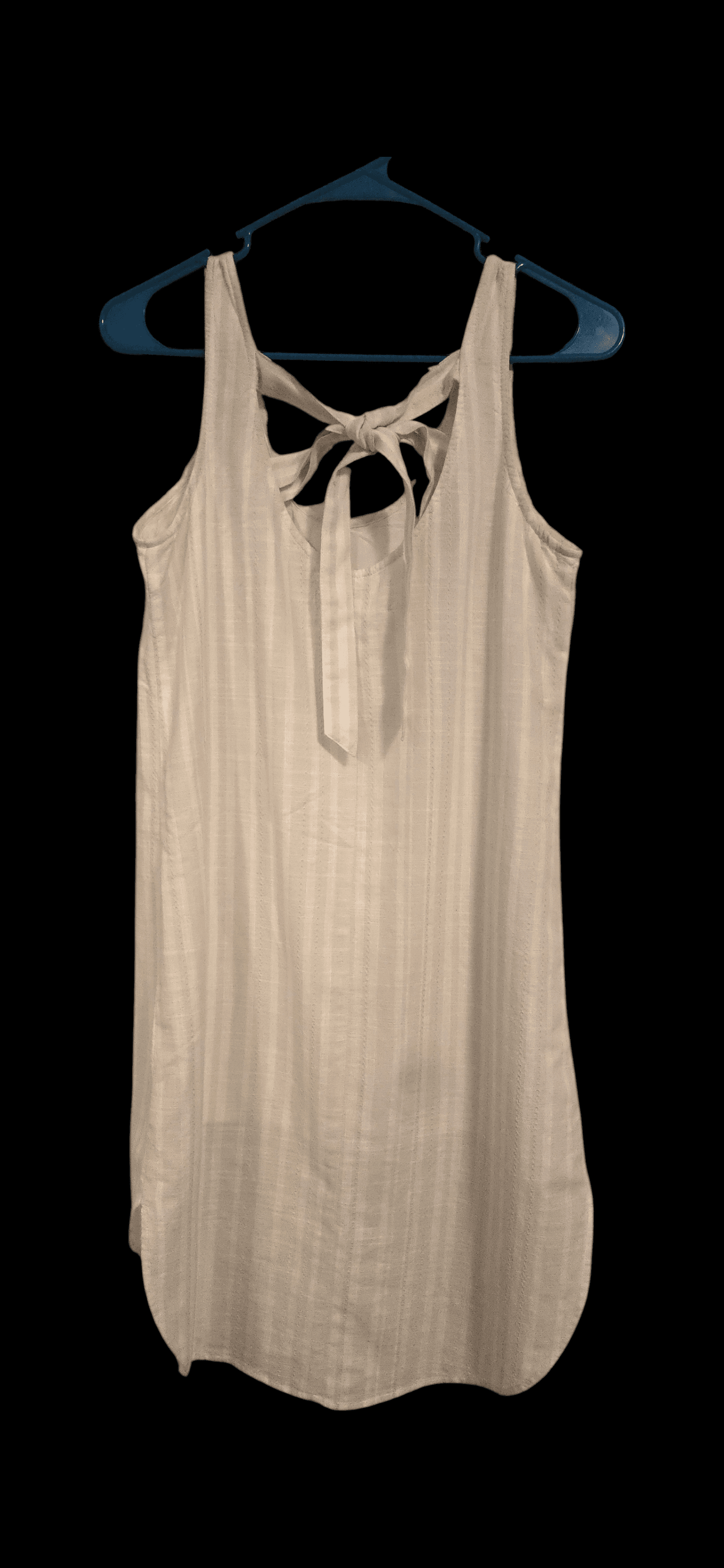 Cloth & Stone Sleeveless White Tie-Back Dress - Thumbnail 2