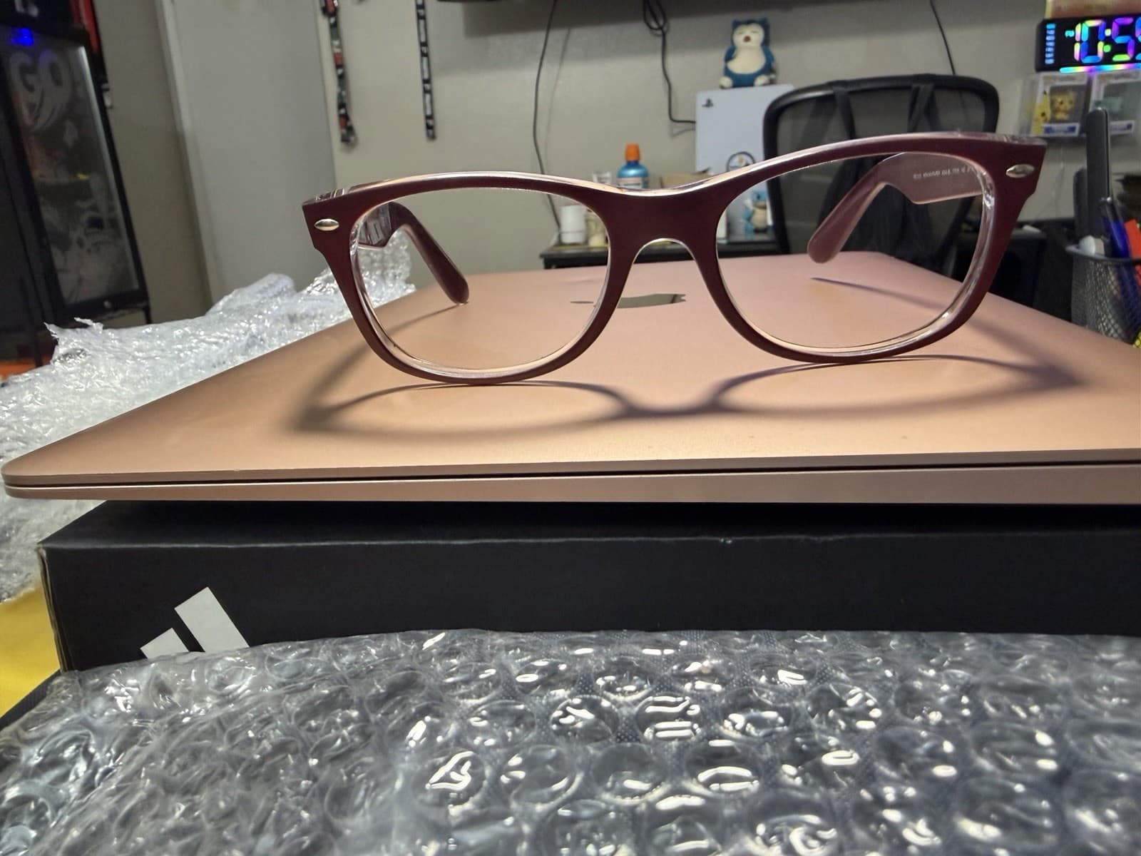 Ray-Ban RB2132 New Wayfarer Purple Plastic Full Rim Eyeglass Frames 52-18-145