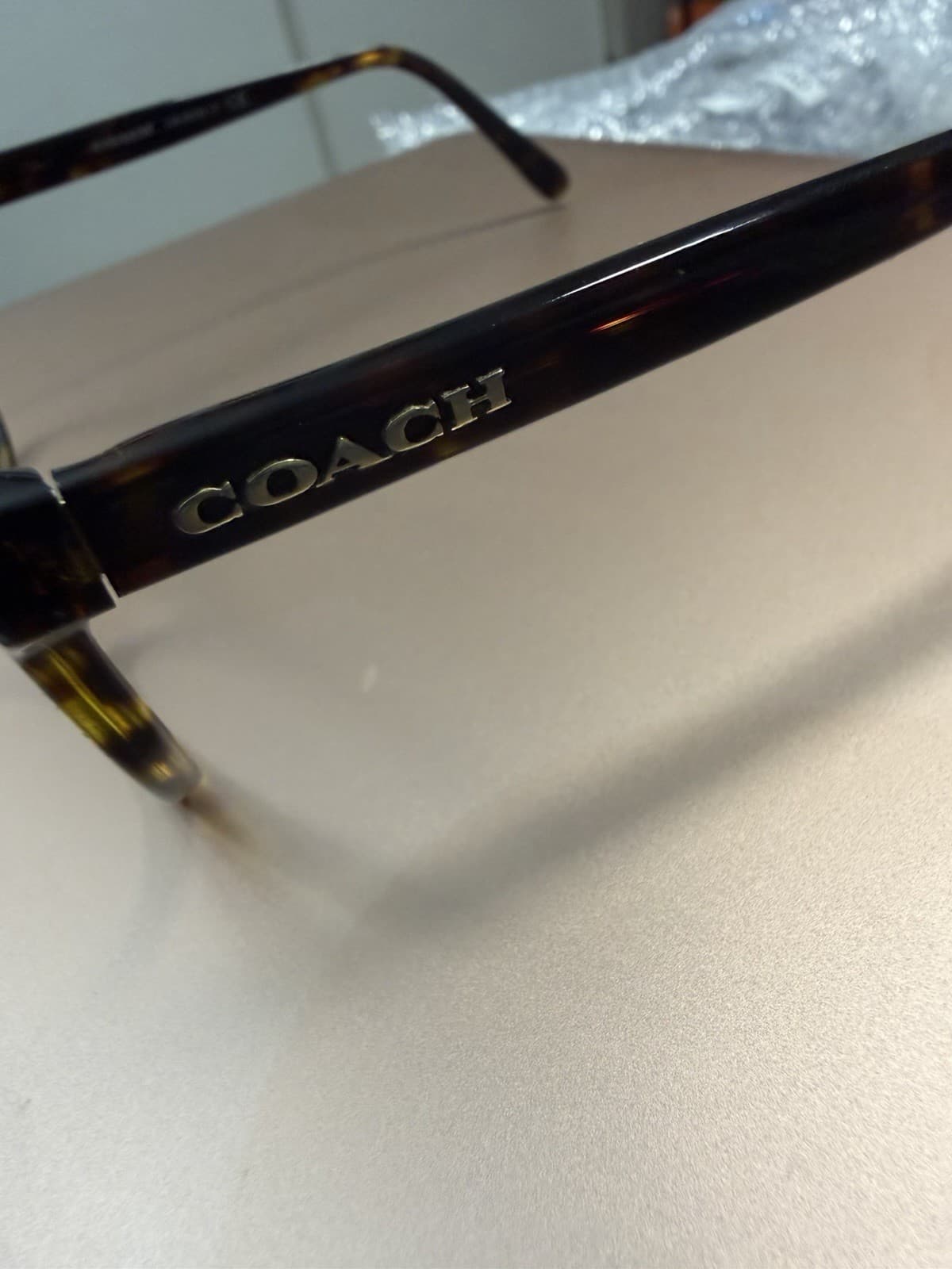 COACH HC6102 Brown Tortoise Plastic Cat Eye Full Rim Frames 51-18-140 - Thumbnail 2