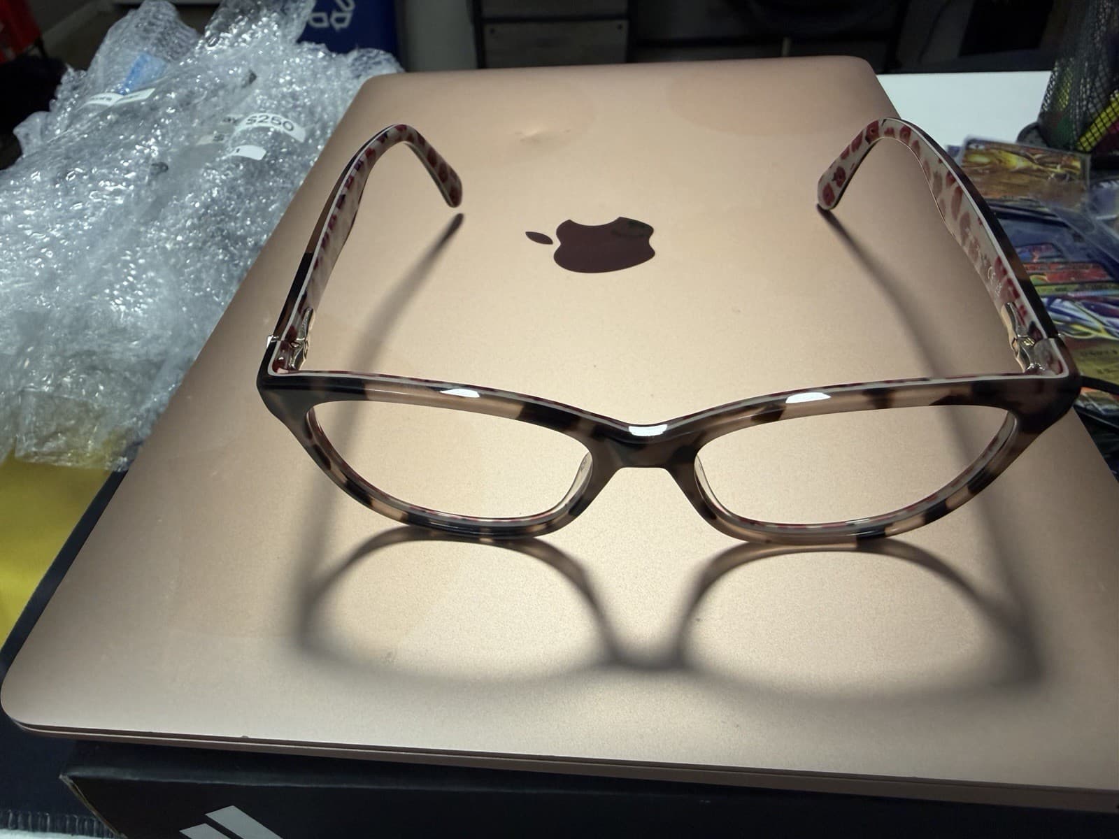 kate spade new york SO HAPPY TO SEE YOU Floral Cat Eye Full Rim Frames 52-18-140 - Thumbnail 2