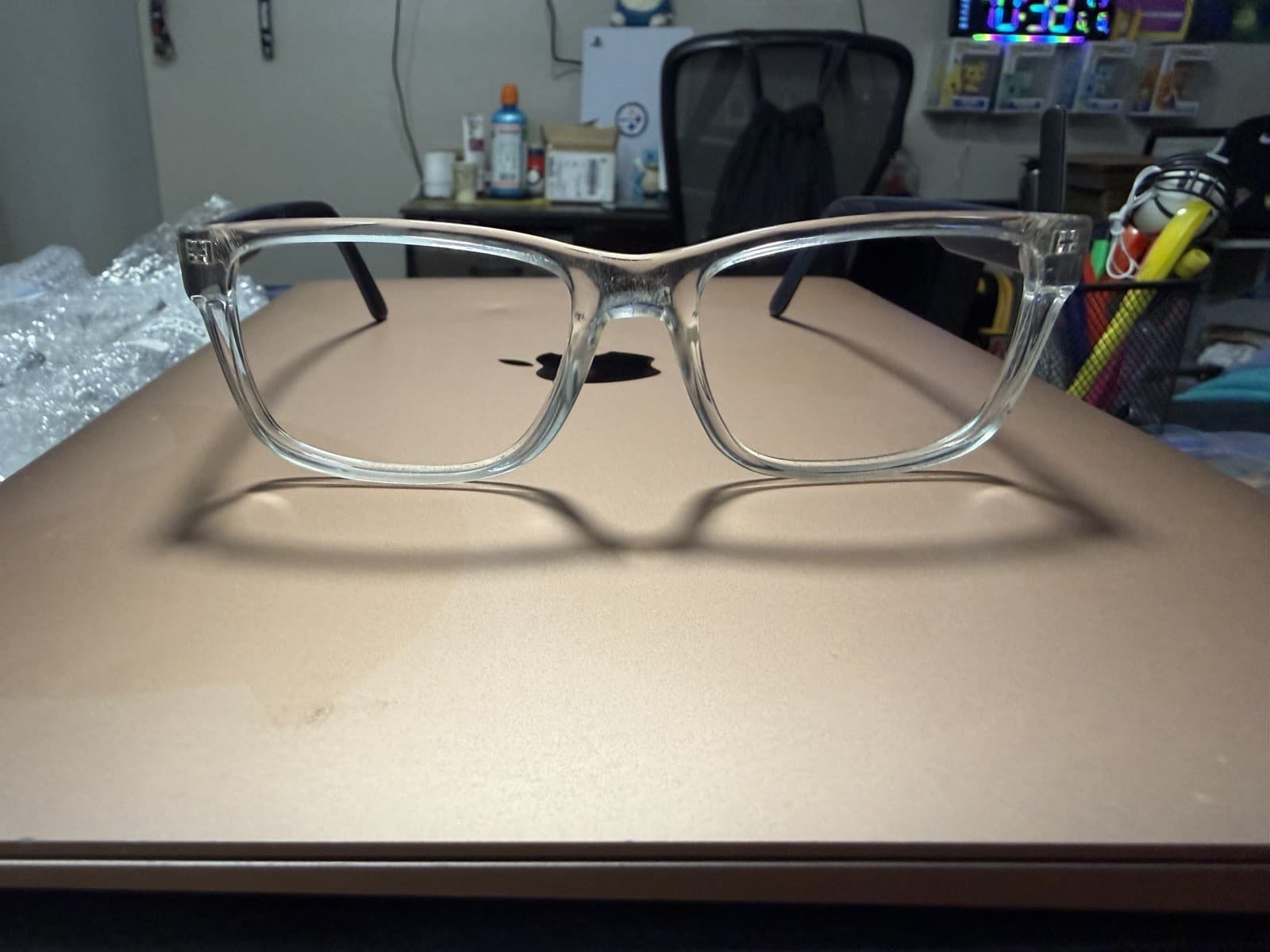 Armani Exchange AX3016 8053 Clear Plastic Full Rim Frames 53-17-145