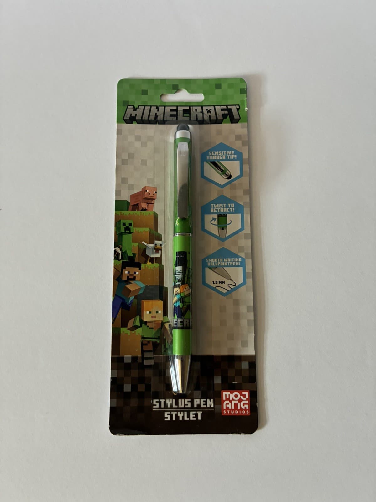 Minecraft Memorabilia Collectible Stylus Pen Anti Scratch Mine Craft
