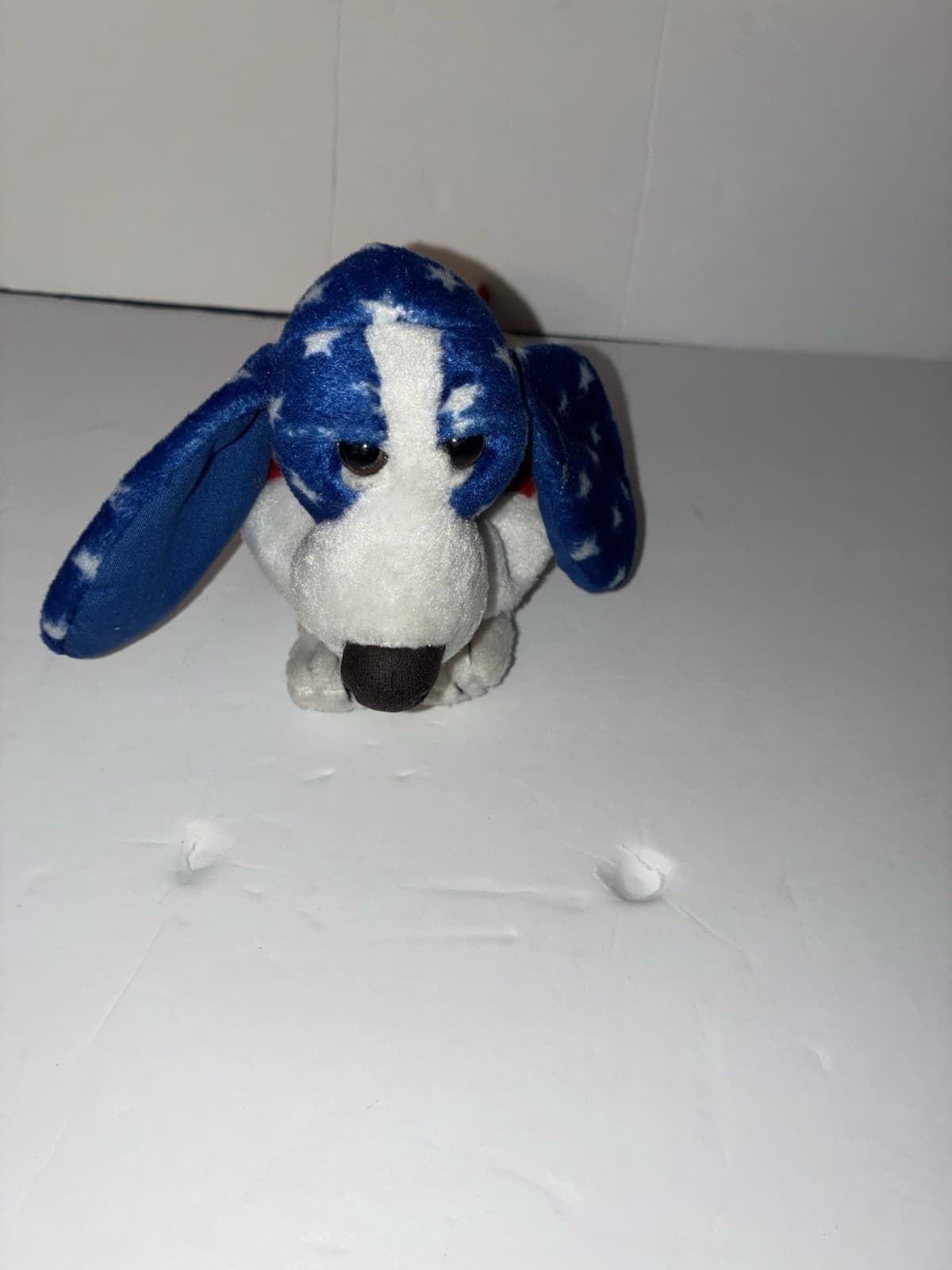 Applause Vintage 1986 Patriotic USA Stars & Stripes Plush Dog, Small - Thumbnail 2