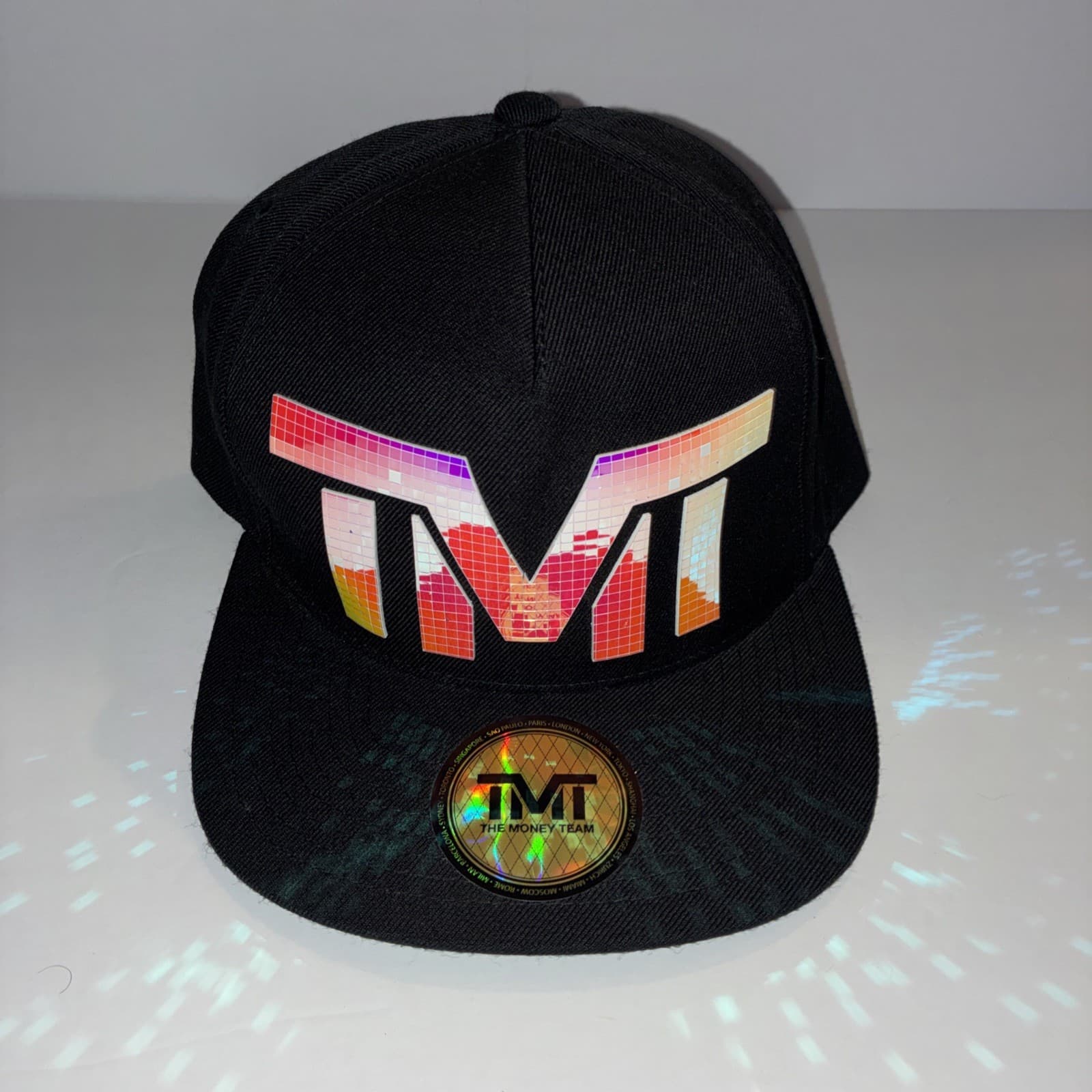 TMT HAT THE MONEY TEAM HOLOGRAPHIC LOGO ADJUSTABLE SNAPBACK BRAND NEW!