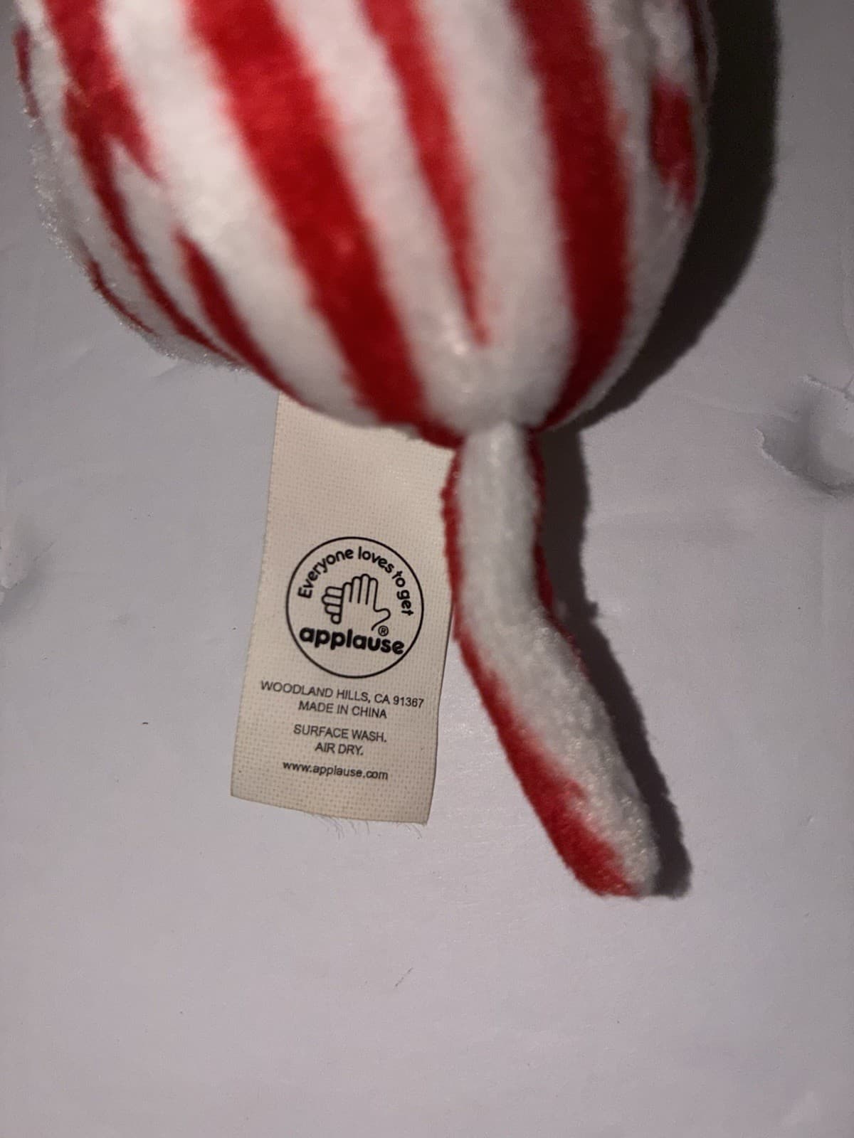Applause Vintage 1986 Patriotic USA Stars & Stripes Plush Dog, Small - Thumbnail 3