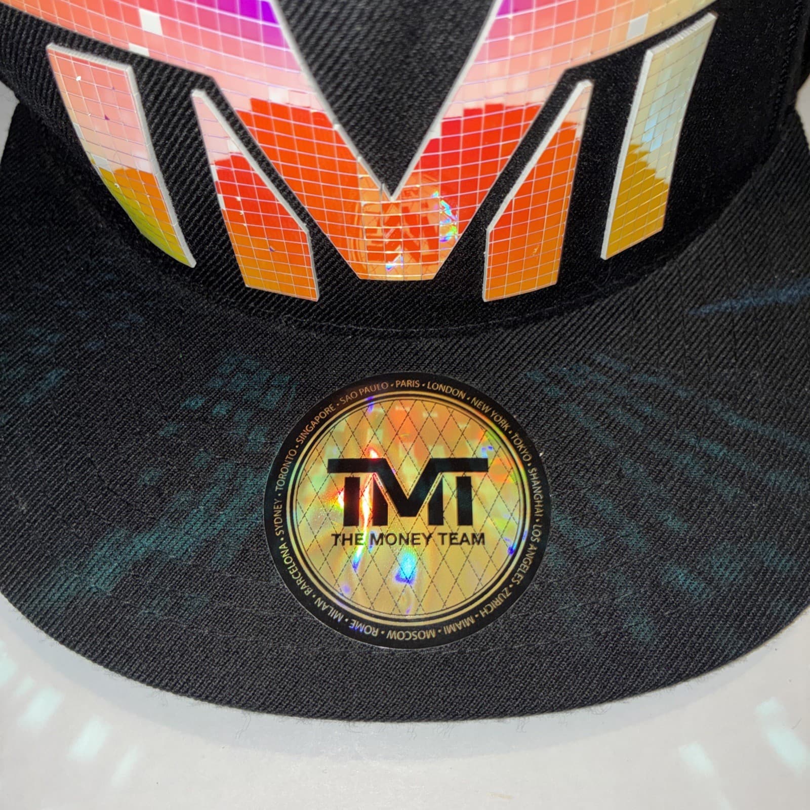 TMT HAT THE MONEY TEAM HOLOGRAPHIC LOGO ADJUSTABLE SNAPBACK BRAND NEW! - Thumbnail 2