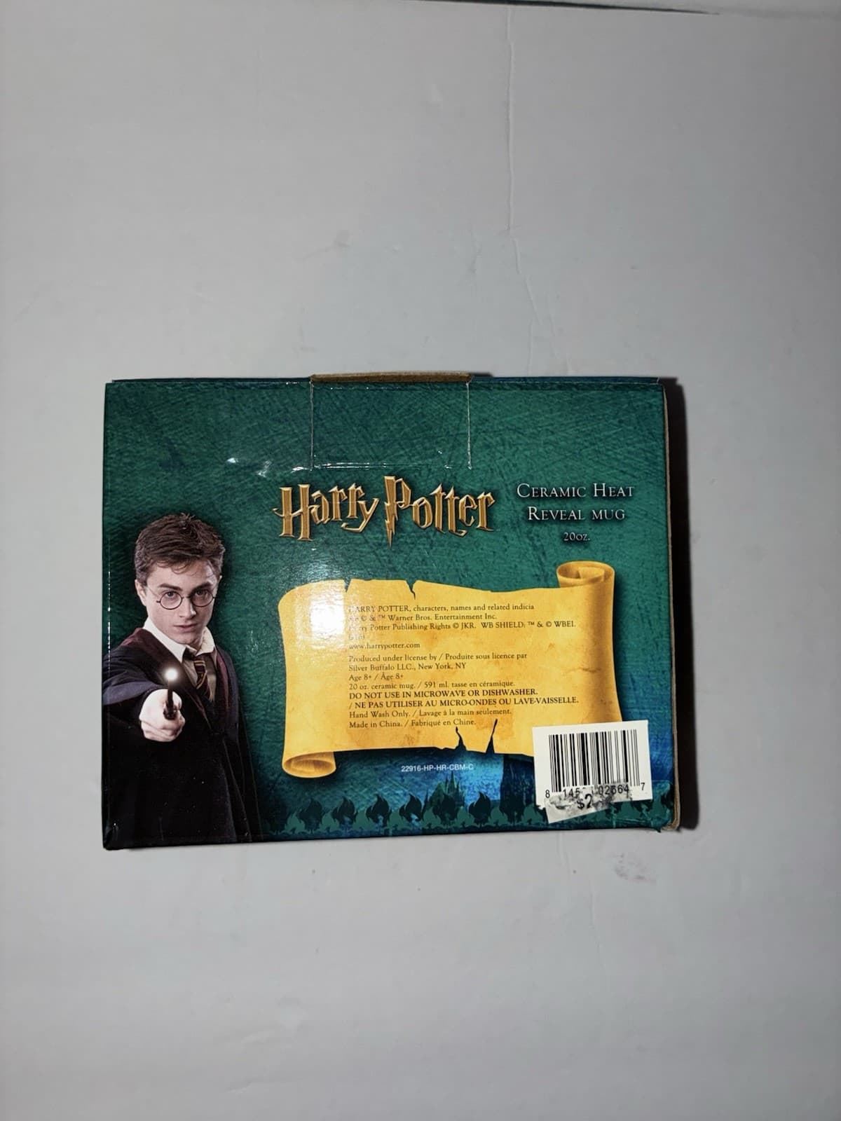 Harry Potter Marauder's Map Heat Changing Ceramic Coffee Mug 20 oz w/ Box - Thumbnail 3