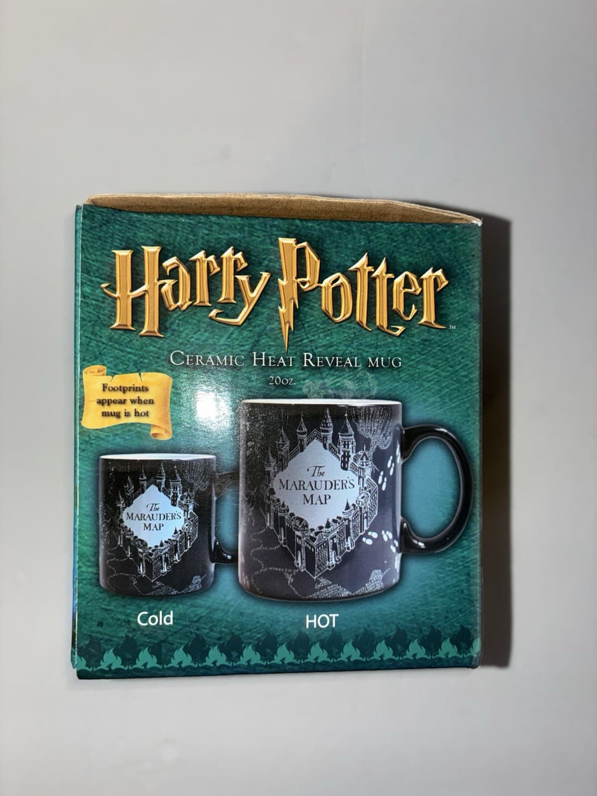 Harry Potter Marauder's Map Heat Changing Ceramic Coffee Mug 20 oz w/ Box - Thumbnail 4