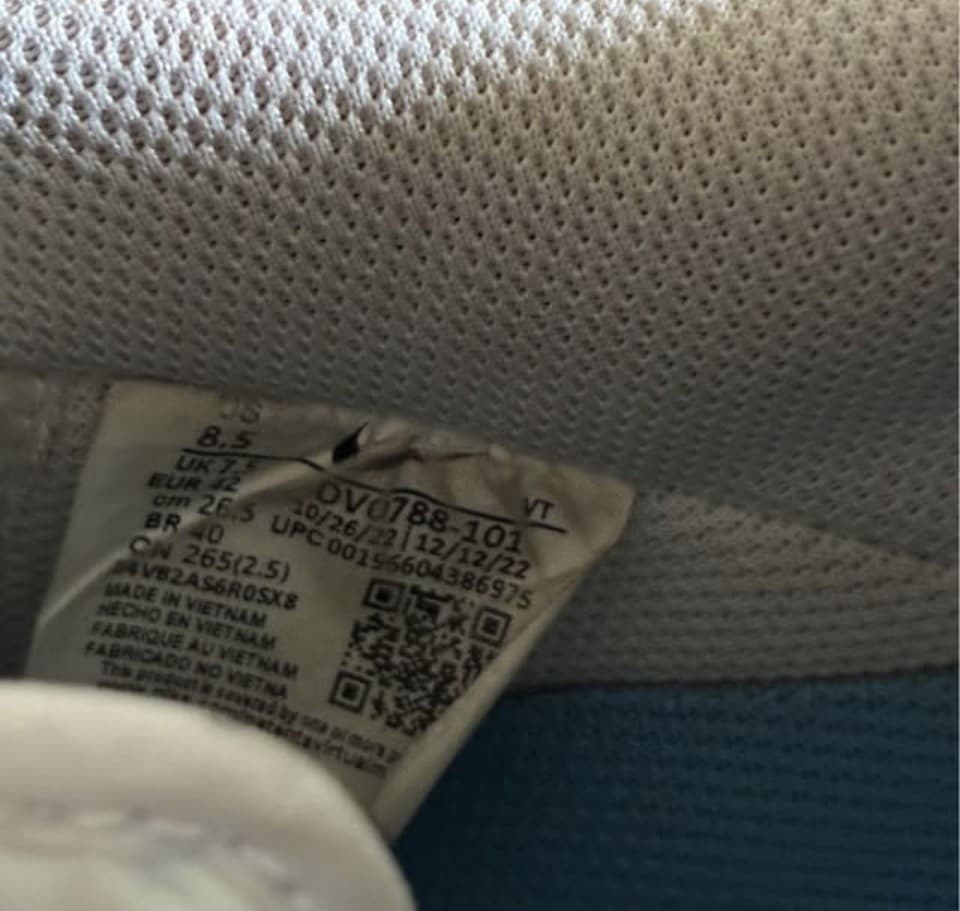 Mens - Nike Air Force 1 '07 White University UNC SZ 8.5 US - White/ Blue- 🔥 - Thumbnail 6