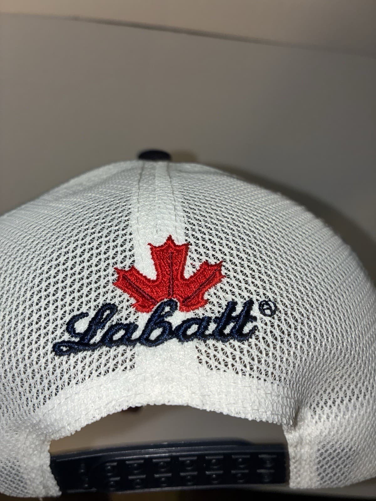 Labatt Blue Light New Era 39THIRTY Broken Table Mesh Back Trucker Snapback Hat - Thumbnail 4