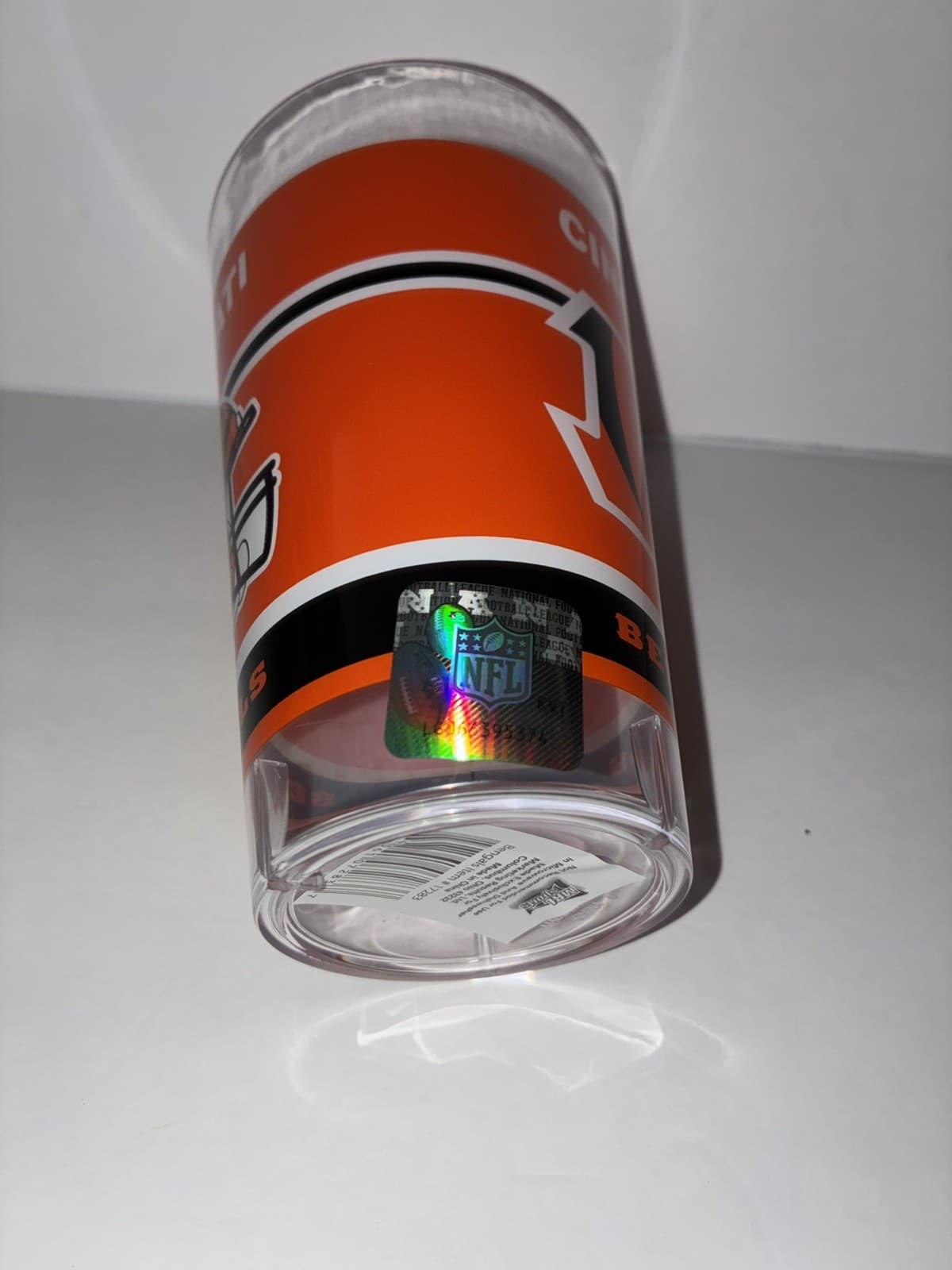 2026 Cincinnati Bengals NFL Beverage Cup Orange Black Football Fan Drinkware - Thumbnail 3