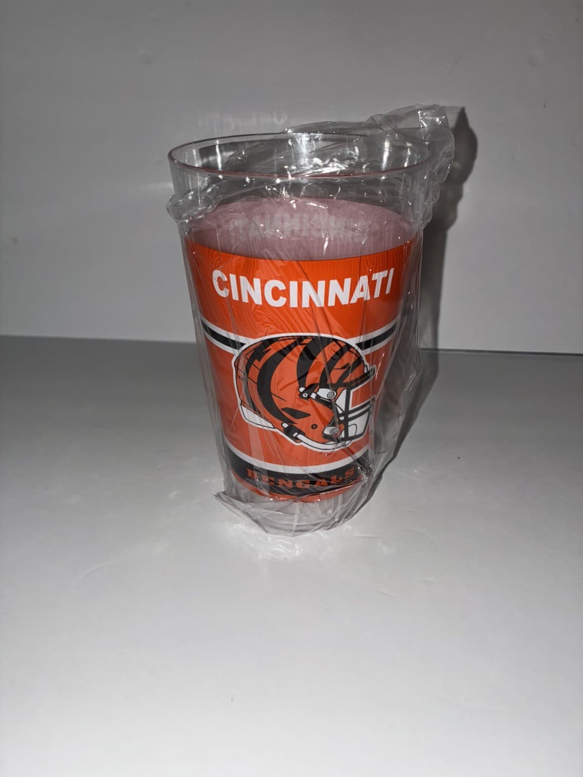 2026 Cincinnati Bengals NFL Beverage Cup Orange Black Football Fan Drinkware - Thumbnail 2