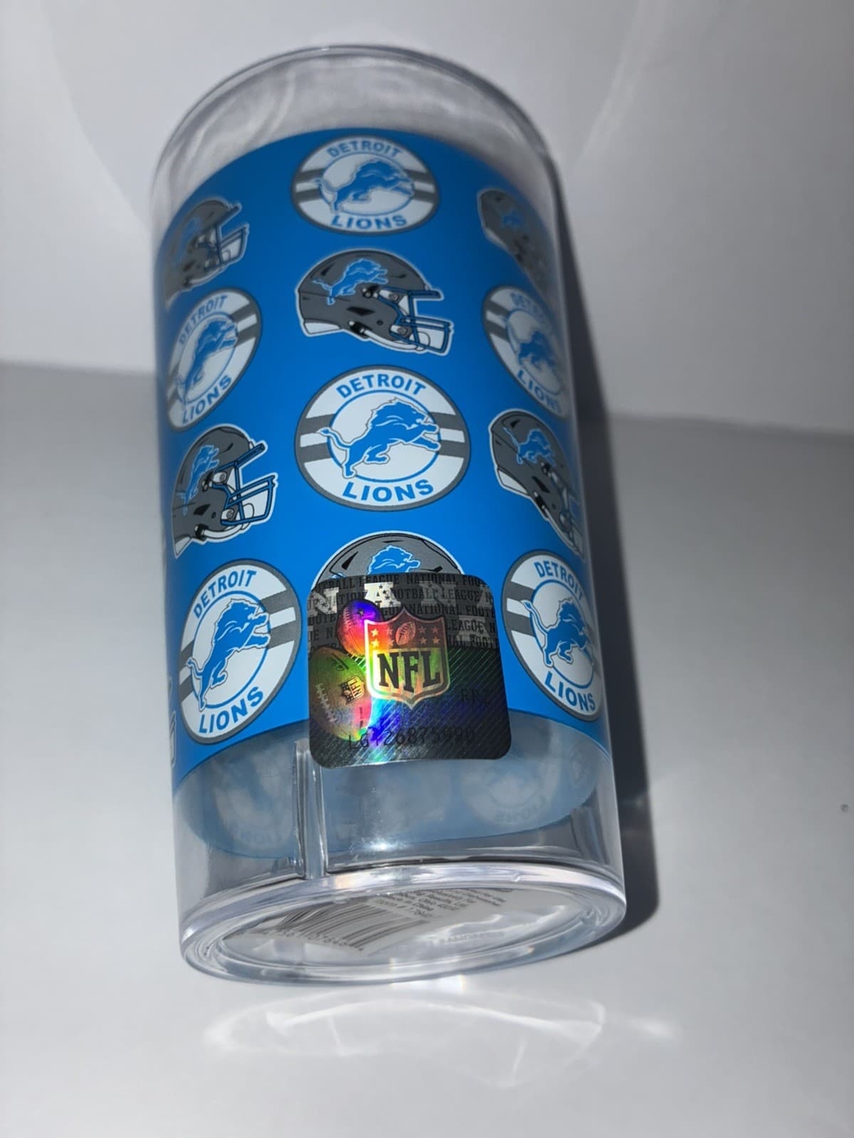 2026 New Detroit Lions NFL Beverage Cup Blue Football Fan Drinkware - Thumbnail 3