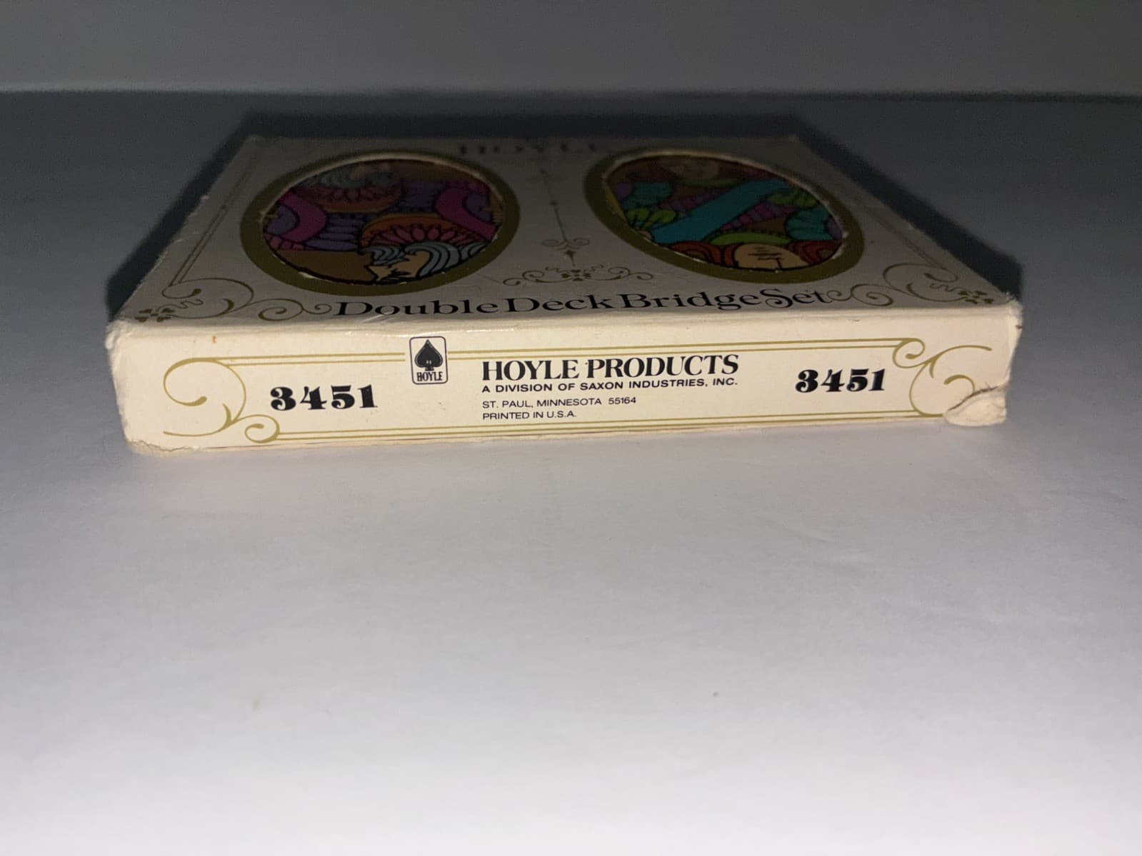 Vintage Kent HOYLE Double Deck Bridge Set Playing Cards 3451 Complete in Box - Thumbnail 2