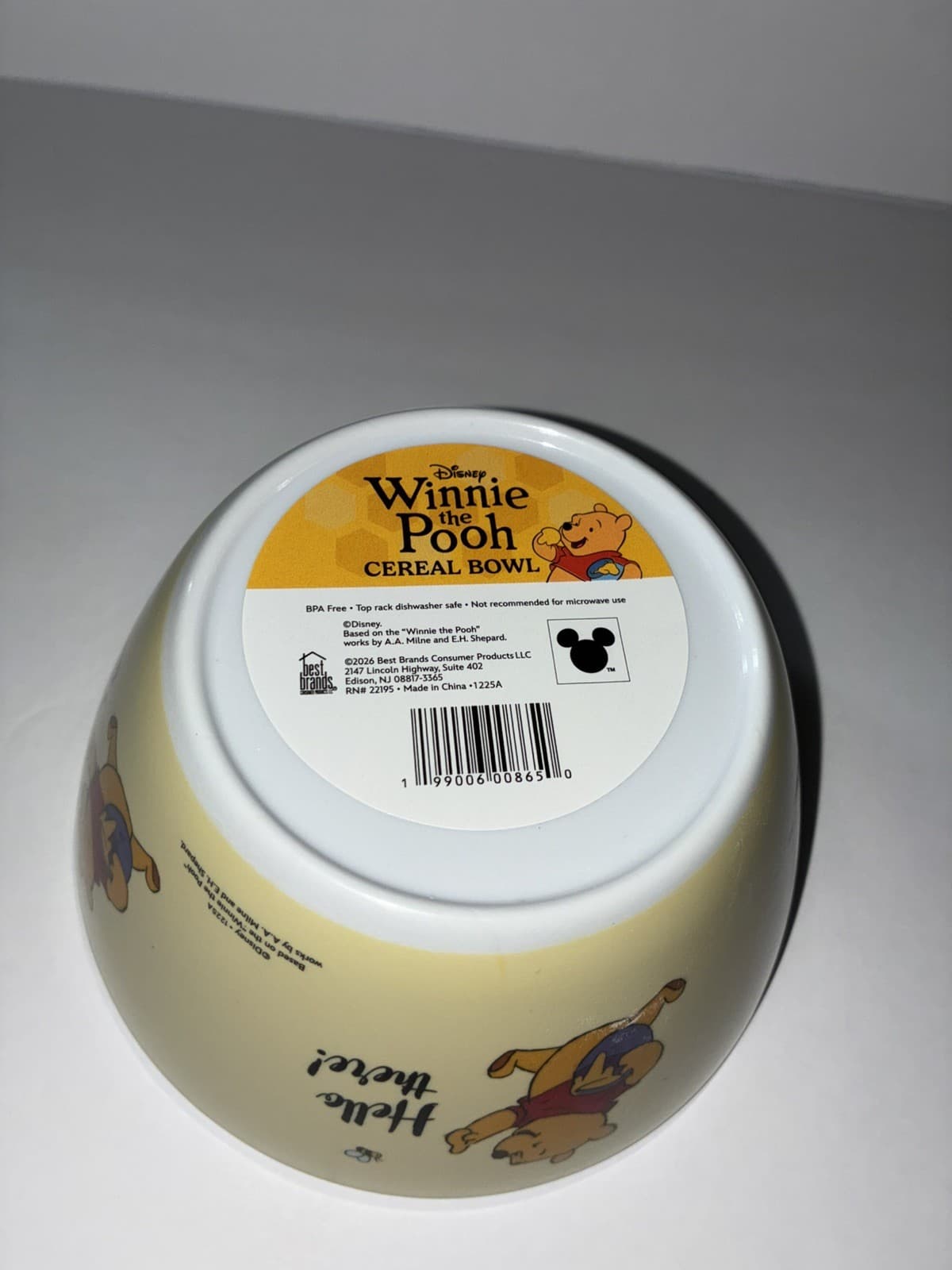 NEW Kids Disney Cereal Bowl, Winnie The Pooh Small Bowl For Snacks-Brand New - Thumbnail 2