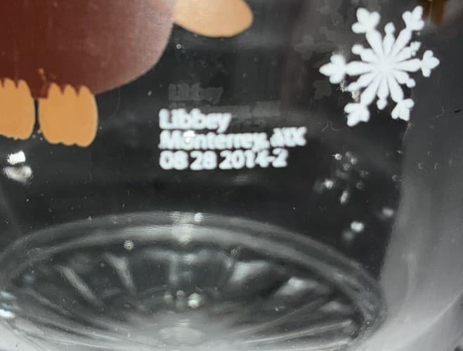 Libby Owl Christmas Mug With Handle 2014 EUC - Thumbnail 2