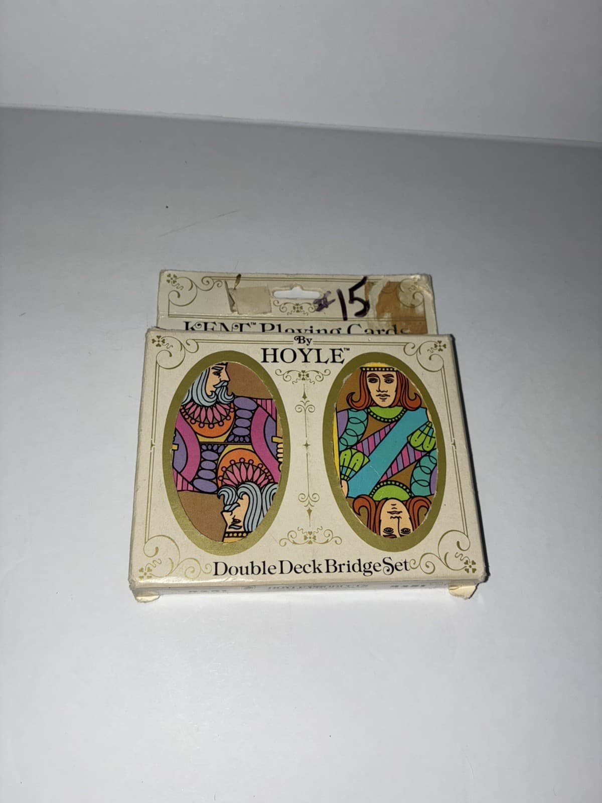 Vintage Kent HOYLE Double Deck Bridge Set Playing Cards 3451 Complete in Box