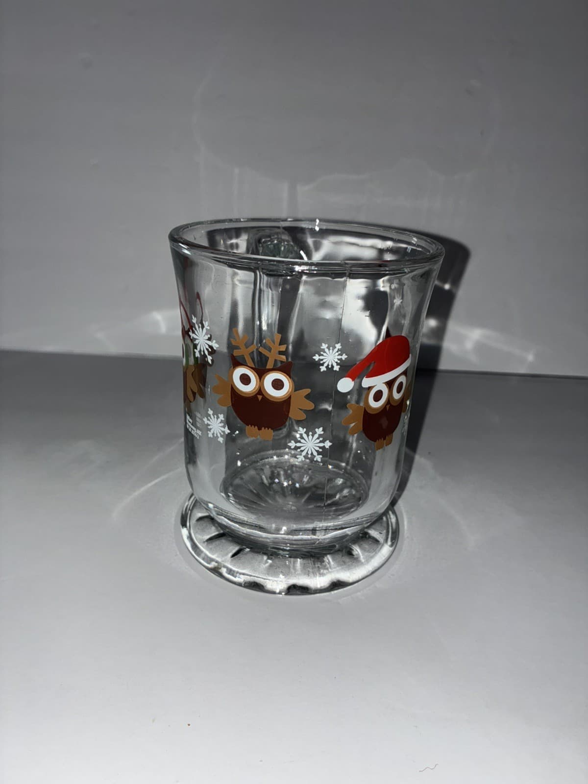 Libby Owl Christmas Mug With Handle 2014 EUC - Thumbnail 3