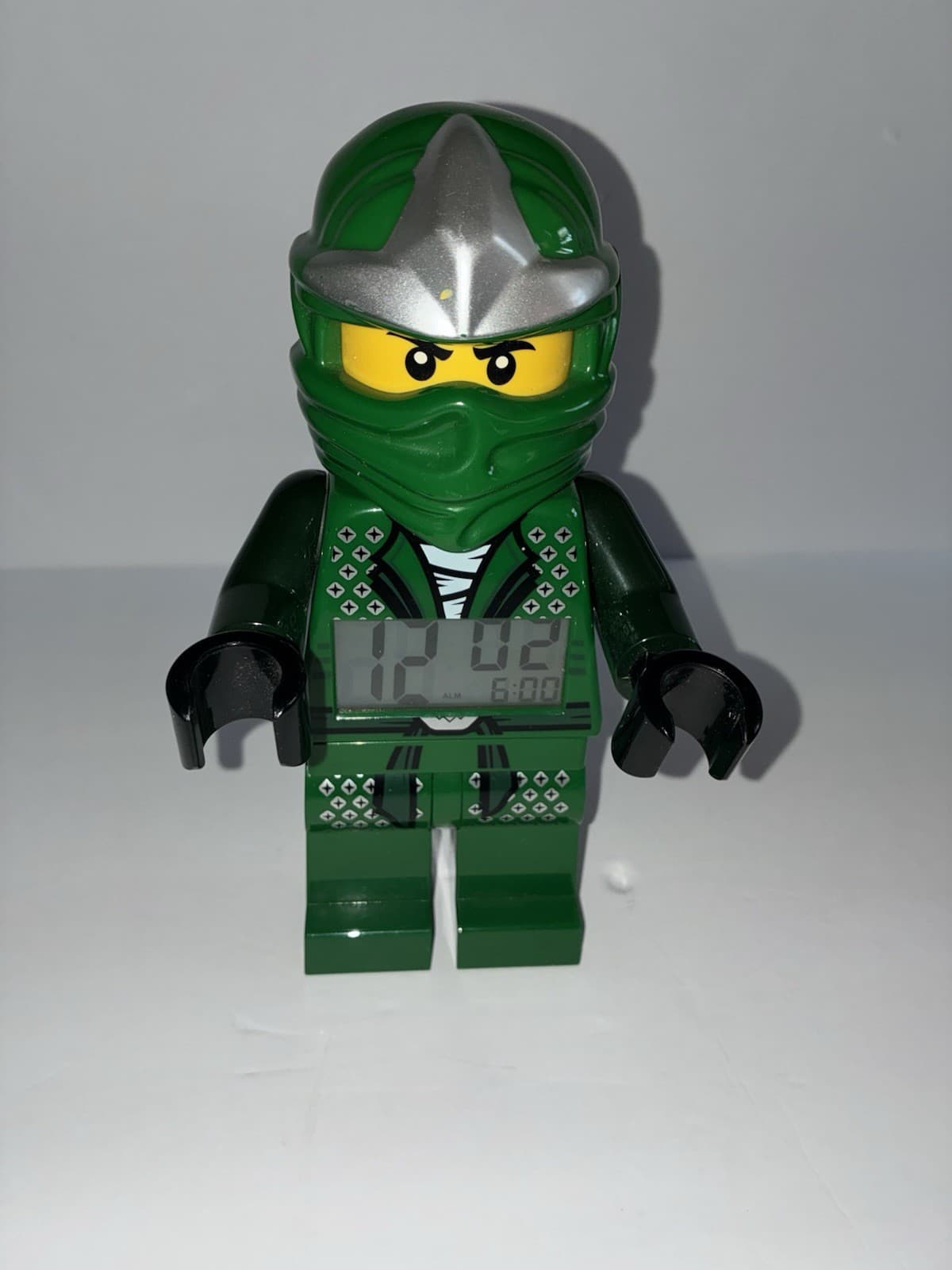LEGO Ninjago Lloyd Digital Alarm Clock Green/Black Battery Powered Kids Bedroom - Thumbnail 2