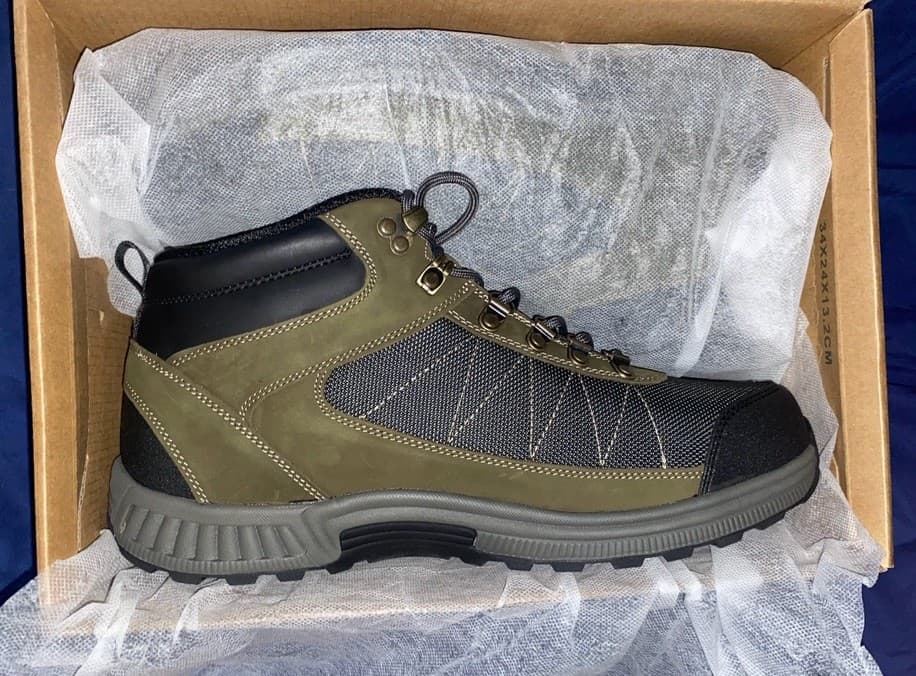 OrthoFeet Hunter Hiking Boots Olive US 12 Extra Wide 4E New in Box MPN 490 - Thumbnail 4