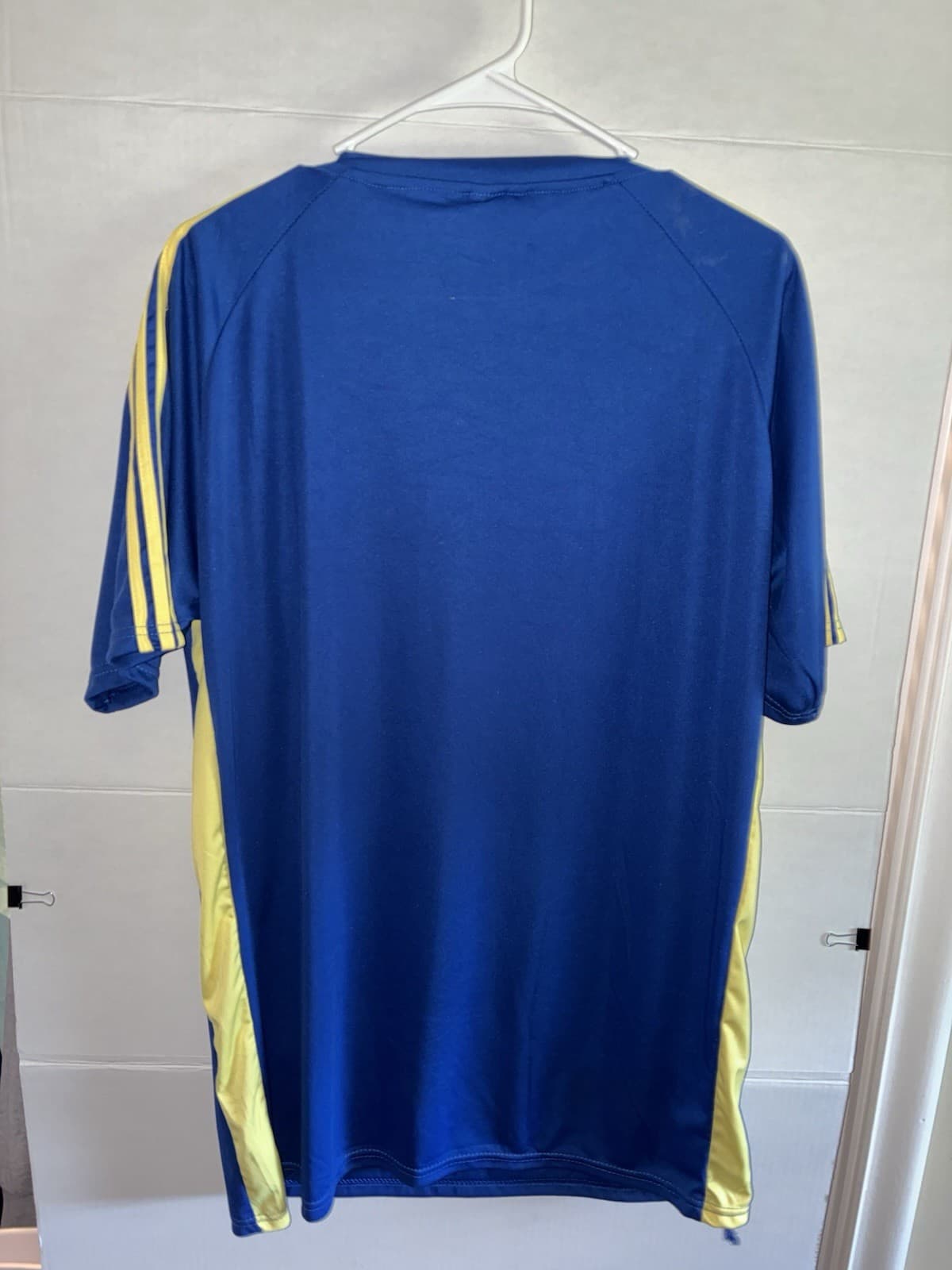 Quick Surfer Curaçao Soccer Jersey Shirt Blue/Yellow Size XL - Thumbnail 5