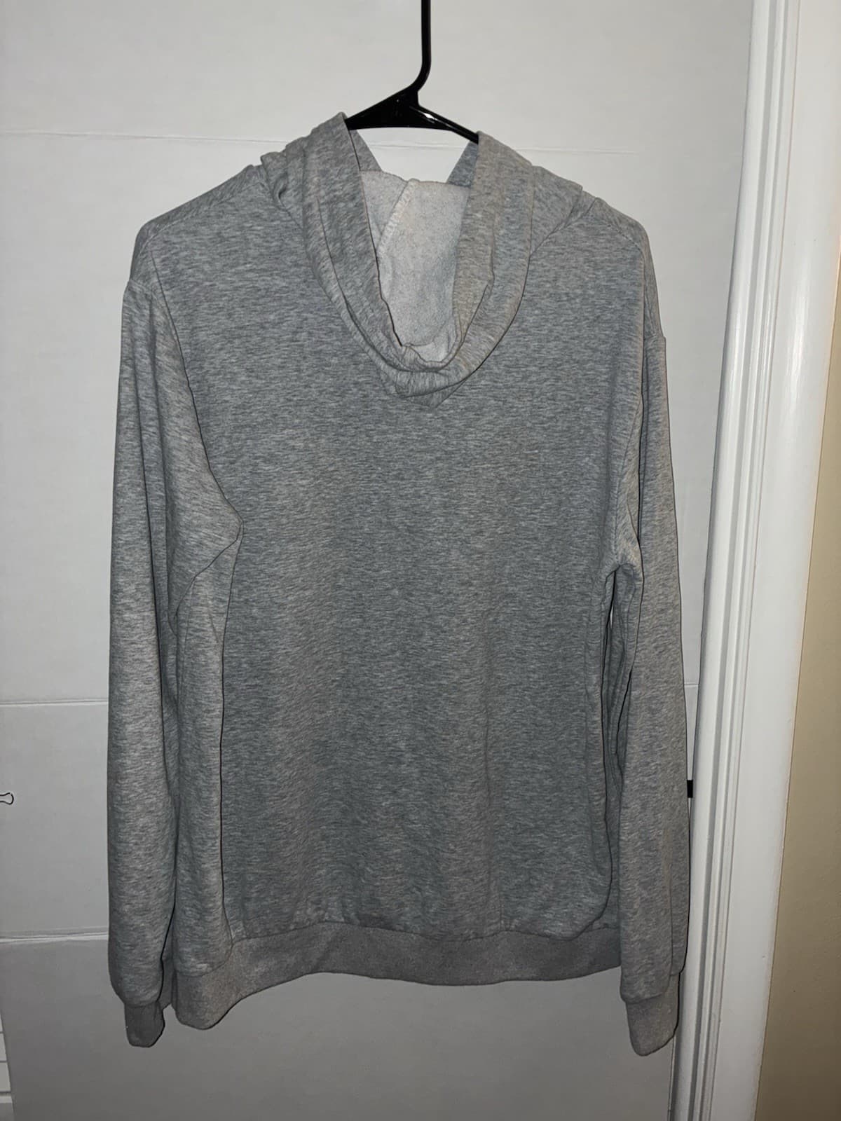 Men's L Gray Mouse Rat Parks and Recreation Fleece Pullover Hoodie w/ Pockets - Thumbnail 3