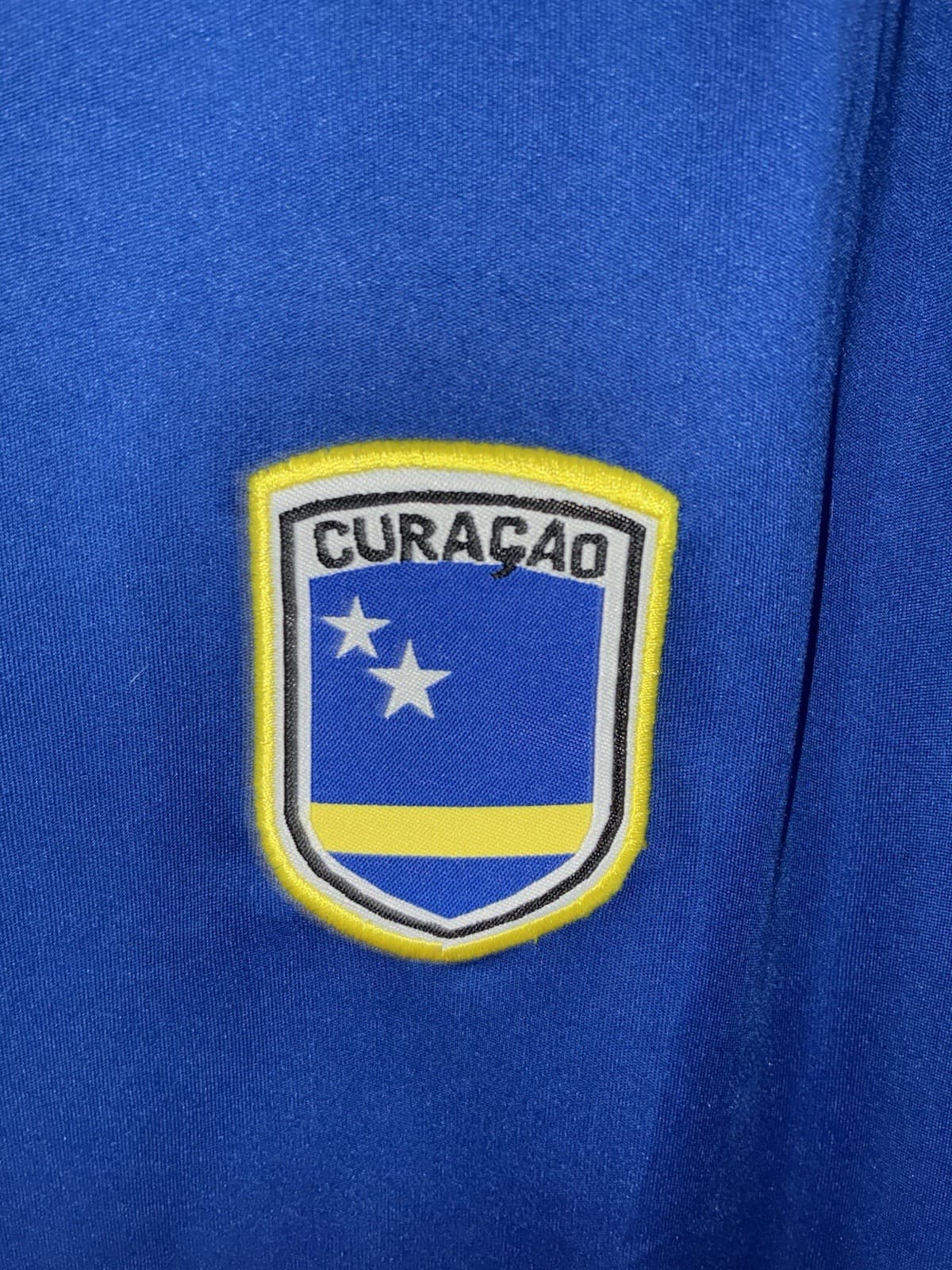 Quick Surfer Curaçao Soccer Jersey Shirt Blue/Yellow Size XL - Thumbnail 3