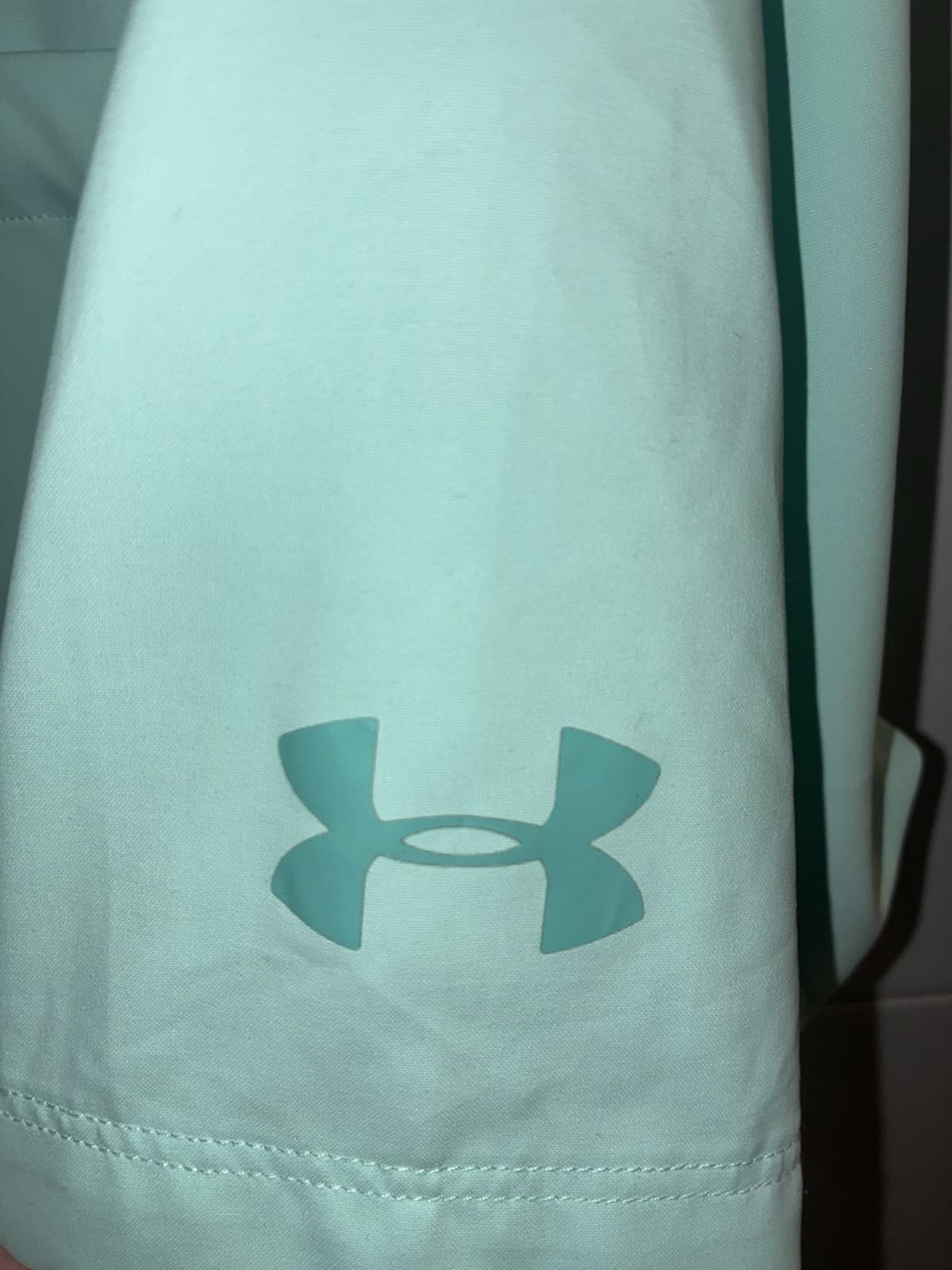 Under Armour HeatGear Men's Large Fitted Button-Up Shirt Pockets Sea-foam - Thumbnail 4