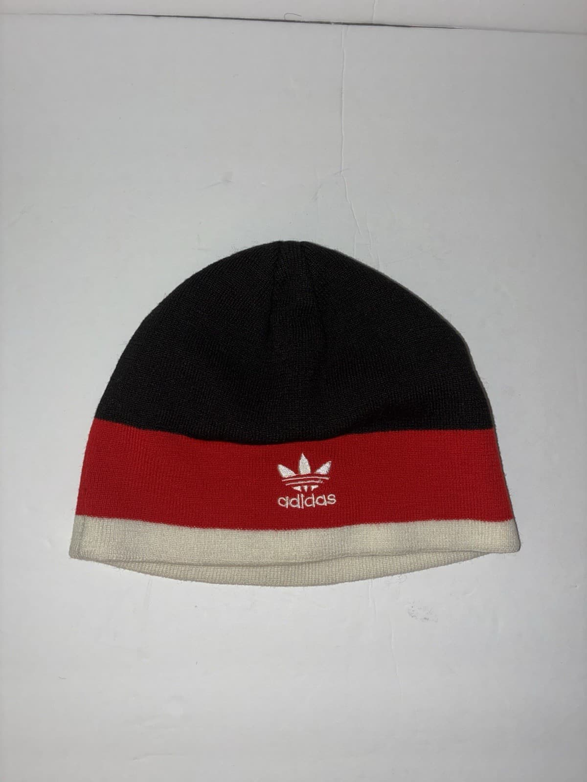 Adidas Chicago Bulls NBA Knit Beanie Hat Black/Red/White Basketball - Thumbnail 2