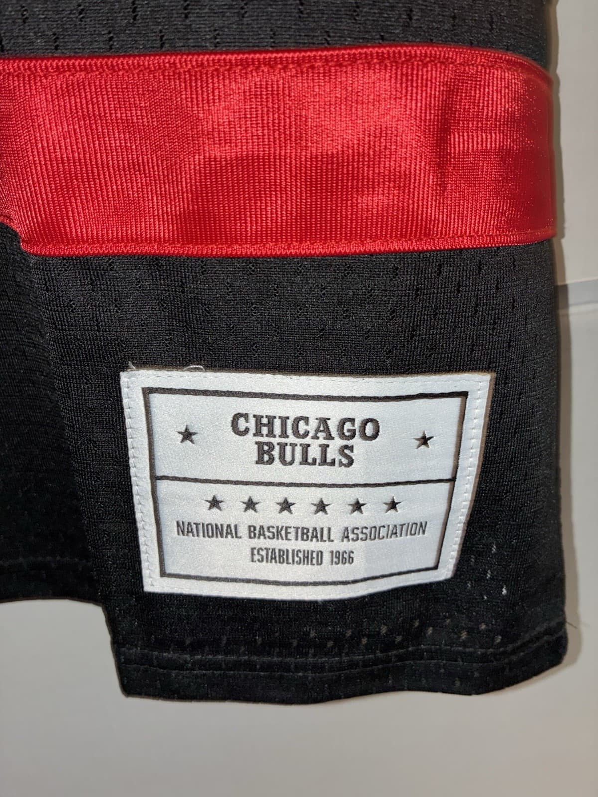 Ultra Game Chicago Bulls Black/Red/White Basketball Shirt, Size L, Official NBA - Thumbnail 2